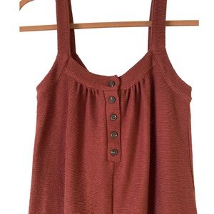 Madewell Wide-Leg Button-Back Jumpsuit